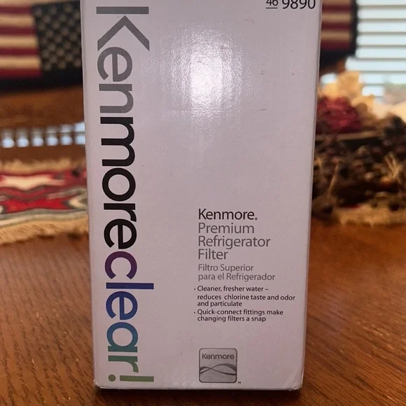 NWT⭐️KENMORE Lot of 2 PREMIUM Refrigerator FILTERS #46 9890 BRAND NEW in BOX!⭐️ - Picture 4 of 10